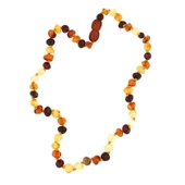 Bebek Damla Kehribar Diş Kolye - 1