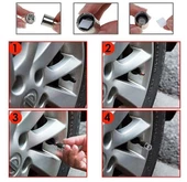 Işıklı Bisiklet Araba Sibop Kapağı 2 Adet thumbnail 4