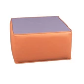 KARE PUF SUNİ DERİ 32 CM - 1