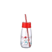 Pipetli Su Ve Süt Şişesi Cam 250 ML - Kırmızı - 2