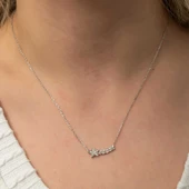 Gümüş Kayan Yıldız Kadın Kolye thumbnail 4