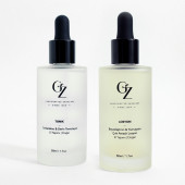 G&Z Organic Cosmetics Vegan Yüz Temizleyici Toniği ve Beyazlatıcı yumuşatıcı Losyonun Bakım Seti - 4