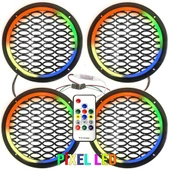 EGB Pixel Ledli 20cm Hoparlör Kapak Animasyonlu 4 Adet EGB EG-9966 - 1