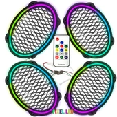 EGB Pixel Ledli Oval Hoparlör Kapak 4 Adet EGB EG-8856 - 1