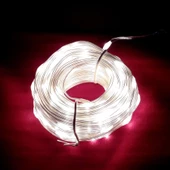 YILBAŞI AĞACI IŞIĞI NOEL IŞIĞI 10 METRE GÜN IŞIĞI LED IŞIK 100 DÖKME LED IŞIKLI İÇ DIŞ SU GEÇİRMEZ thumbnail 1