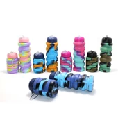 Katlanabilir Portatif Silikon Su Şişesi 500 Ml Alk3140 - 1