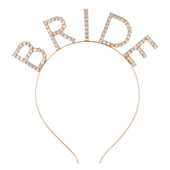 Bekarlığa Veda Rose Gold Bride Taç - 2