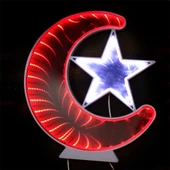 Ay Yıldız Işık Pano Türk Bayrağı Bigem Bm-079 - 1