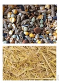 Tavşan,ginepig,ve hamster yemi 5 kg & kemirgen samanı 5 lt - 1