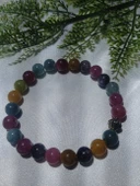 Özel Kutulu Turmalin Esartif Renkler Bileklik - 2