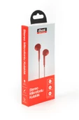 i'think KL-270 Kırmızı Mikrofonlu Kablolu Kulak İçi Kulaklık thumbnail 1