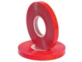 Çift Taraflı Akrilik Silikonize Bant 18 mm x 2 metre Kırmızı VHB - 4