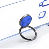 Galaxy A9 2018 Kılıf Gess Kenarları Renkli Yüzük Aparatlı Kılıf thumbnail 8