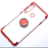 Galaxy A9 2018 Kılıf Gess Kenarları Renkli Yüzük Aparatlı Kılıf thumbnail 1