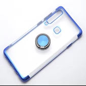 Galaxy A9 2018 Kılıf Gess Kenarları Renkli Yüzük Aparatlı Kılıf thumbnail 6