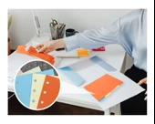 A4 Renkli Ayraç Seperatör Pvc Kapak Ve 5 Ayırma Sayfası - 2