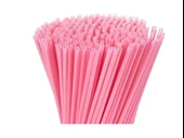 Pembe Pvc Pipet 48 Adet  22Cm - 1