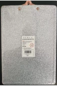 A5 CLIPBOARD WITH MEMO PAD SILVER thumbnail 2