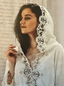 DOLCE MARİEE  ROSE GÜPÜRLÜ BALAYI BORNOZU STANDART BEDEN - 2