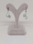 Doğaltaş Silver Çelik Küpe - Akuamarin Taşı Kiraz Serisi (55678) thumbnail 2