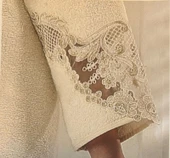 DOLCE MARİEE  ROSE GÜPÜRLÜ BALAYI BORNOZU STANDART BEDEN - 4