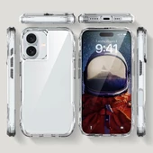 iPhone 16 Kılıf SGS Military Test Sertifikalı Şeffaf Redclick İncek Kapak thumbnail 5