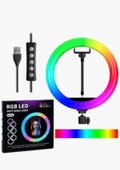 Blue Spectrum MJ33 Rgb Ring Light 33CM LED Video Işığı (Ayak Dahil) - 3