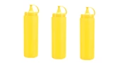 Mayonez Sos Şişesi - 1000ML Dev Boy Sarı 3 Adet - 1