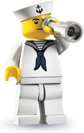 Lego Minifigür - Seri 4 - 8804 - Sailor - 1