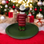 Yılbaşı Noel Geyiği Çerezlik - Kahvaltı - Kahve - Meyve Sunum Tabağı - 2