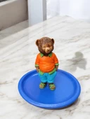 Teddy Bear Ralph L Çerezlik - Kahvaltı - Kahve - Meyve Sunum Tabağı - 1