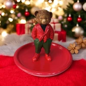 Teddy Bear Ralph L Çerezlik - Kahvaltı - Kahve - Meyve Sunum Tabağı - 1