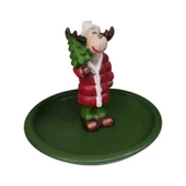 Yılbaşı Noel Geyiği Çerezlik - Kahvaltı - Kahve - Meyve Sunum Tabağı - 5