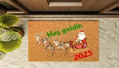 Kapı Önü Paspası Yeni Yıl 2025 Özel Tasarım Koko Model 156 - 1