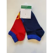 BENETTON KADIN ÇORAP KISA - 1