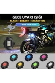7 Renk Mini Led Şarjlı 45w Dron Scooter Bisiklet Motosiklet Araba Çakarlı Led Uyarı Işığı - 2