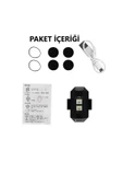 7 Renk Mini Led Şarjlı 45w Dron Scooter Bisiklet Motosiklet Araba Çakarlı Led Uyarı Işığı - 6