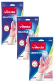 Vileda Sensitive Bulaşık Eldiveni Orta Boy M/8 x 3 Paket thumbnail 1