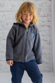 Unisex Antrasit Polar Fermuarlı Sweatshirt (3-14 Yaş) - 2