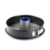 Tantitoni Silver Tabanlı Kelepçeli Tüplü Yuvarlak Kek Kalıbı 28cm Mavi - 2
