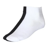 Sportive Patik Corap İnce 2li Siyah-Beyaz - 3