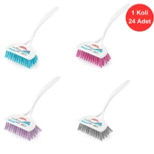 Flora Trendy Lavabo ve Küvet Fırçası (F388) x 24 Adet - 1