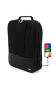 Case Club 1408 Usb Aparatlı 17 inç El Omuz Çantası Su Geçirmez Kumaş Mat Destekli Omuz Askılı - 8
