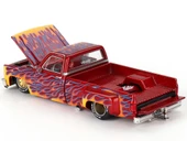 Mini GT Kaido House /127 Chevrolet Silverado Dually On Fire V1 Model Araba - 1
