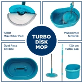 Motek Yeni Nesil Pratik Turbo Disk Mop Temizlik Seti - 1