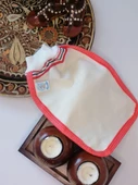 EKER-KIRMIZI BİYELİ HIZLIGİY KESE-Banyo ve Duş Kesesi-Lastikli Kese-Doğal Özel Dokuma-Standart Kese - 7
