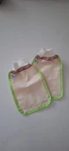 EKER-YEŞİL BİYELİ HIZLIGİY KESE SETİ-2 ADET KESE-LASTİKLİ KESE- BANYO VE DUŞ KESESİ-STANDART KESE - 6