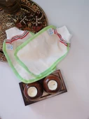 EKER-YEŞİL BİYELİ HIZLIGİY KESE SETİ-2 ADET KESE-LASTİKLİ KESE- BANYO VE DUŞ KESESİ-STANDART KESE - 11