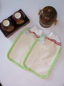 EKER-YEŞİL BİYELİ HIZLIGİY KESE SETİ-2 ADET KESE-LASTİKLİ KESE- BANYO VE DUŞ KESESİ-STANDART KESE - 1