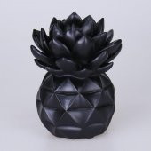 Selim Dekor Echeveria Dekoratif Aksesuar Siyah - 1
